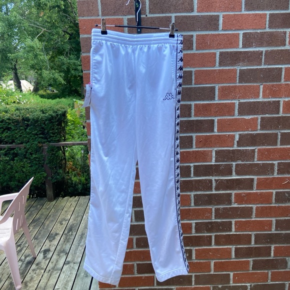 Kappa Pants - White track pants By Kappa